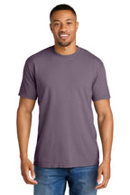 Front View of Dusk COMFORT COLORS Heavyweight Ring Spun Tee. 1717