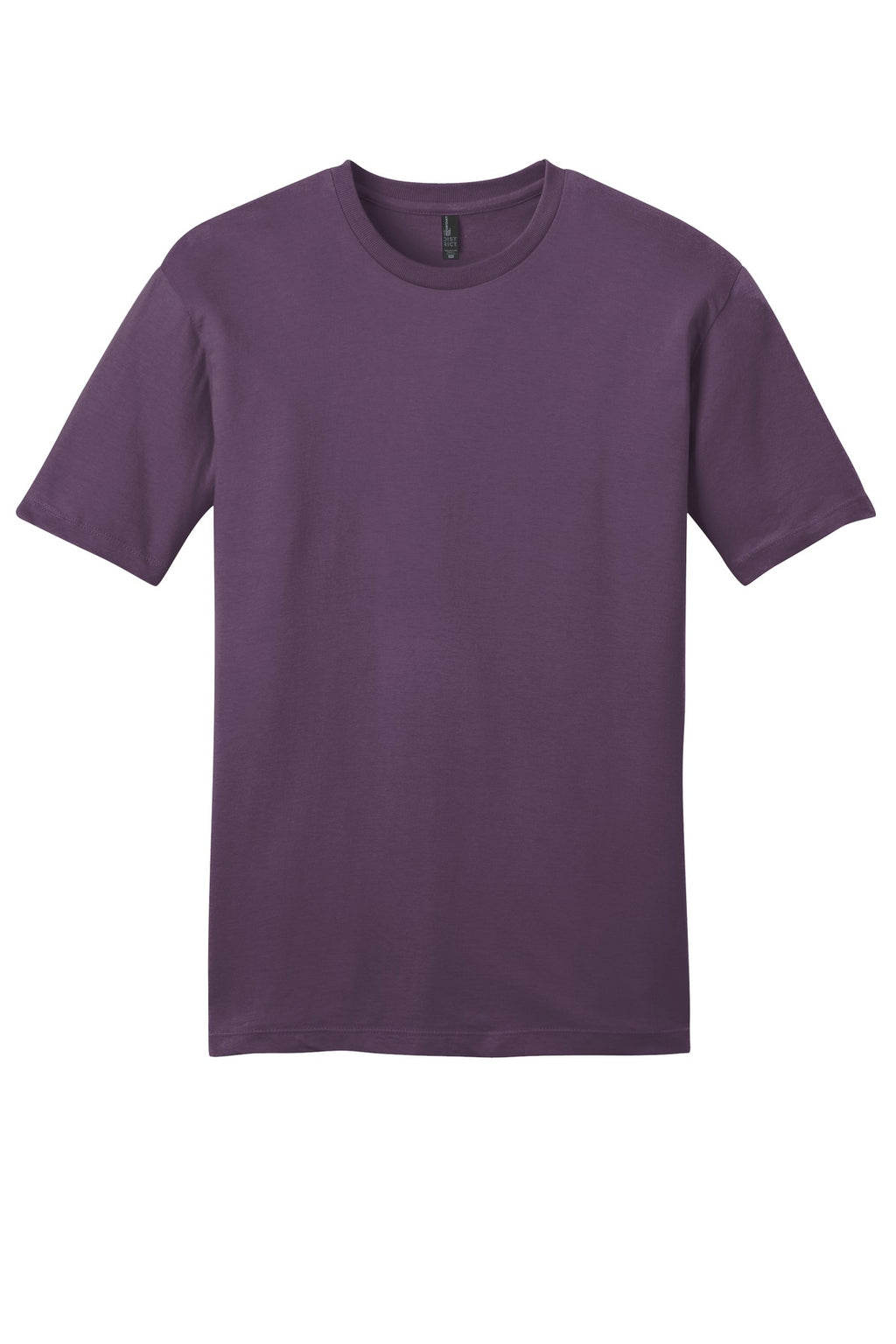 Front View of Eggplant District Very Important Tee . DT6000