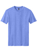 Front View of ElecPrplHt District Perfect Blend CVC Tee. DM108