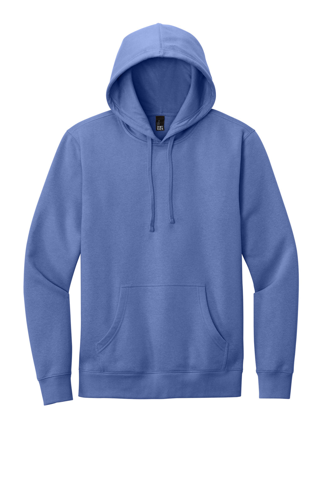 Front View of ElecPurple District V.I.T. Fleece Hoodie DT6100