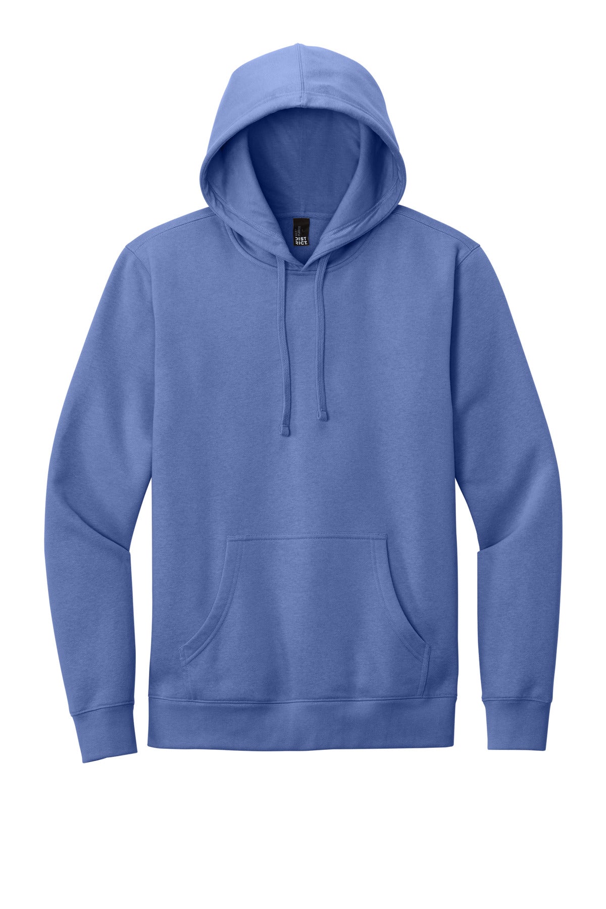Front View of ElecPurple District V.I.T. Fleece Hoodie DT6100