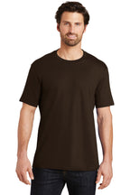Front View of Espresso District Perfect Weight Tee. DT104