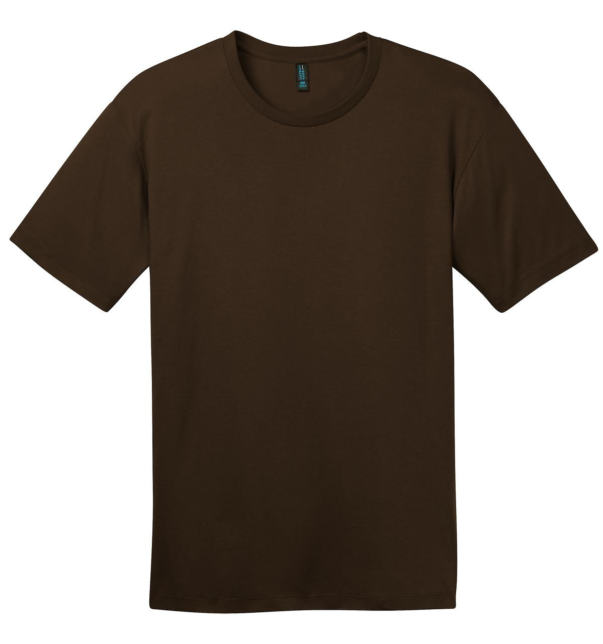 Front View of Espresso District Perfect Weight Tee. DT104