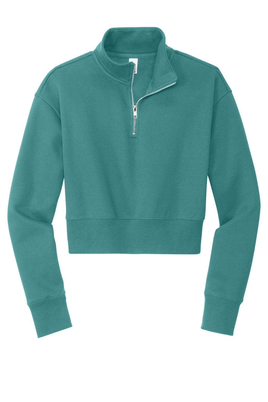 Front View of EuclptusBl District Women's V.I.T. Fleece 1/2-Zip DT6111