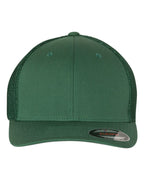 Front View of Evergreen Trucker Cap - 6511