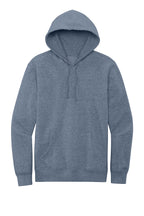 Front View of FlntBluHtr District V.I.T. Fleece Hoodie DT6100