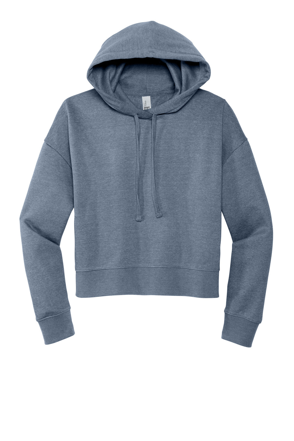 Front View of FlntBluHtr District Women's V.I.T. Fleece Hoodie DT6101