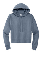 Front View of FlntBluHtr District Women's V.I.T. Fleece Hoodie DT6101