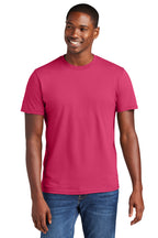 Front View of FlushPink District Very Important Tee . DT6000