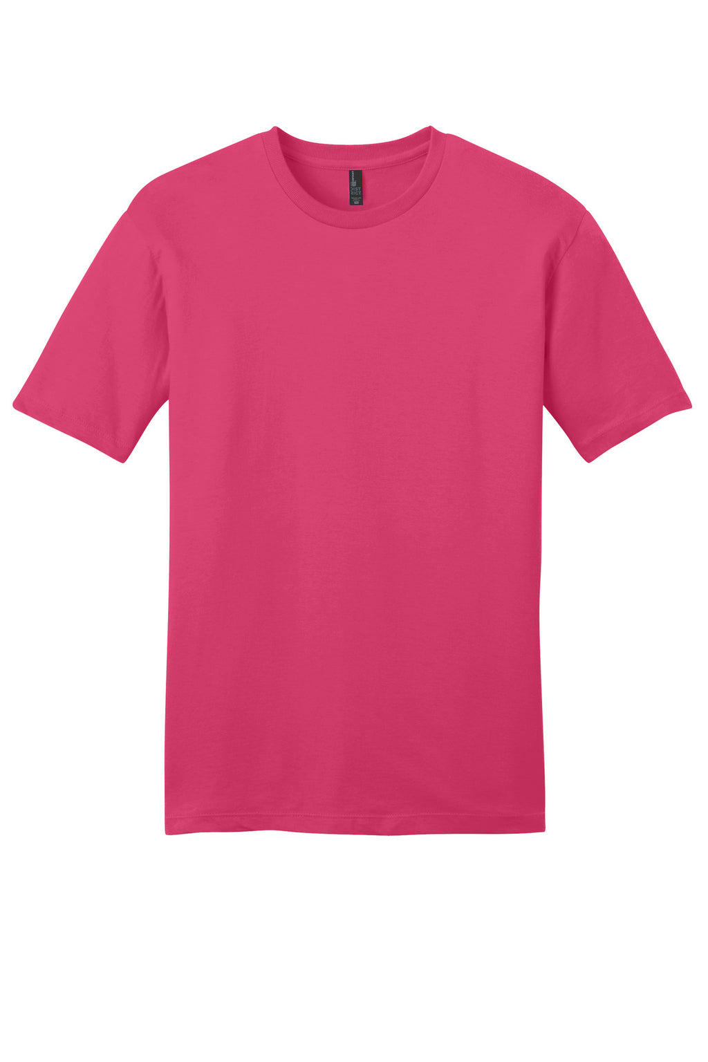 Front View of FlushPink District Very Important Tee . DT6000