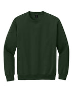 Front View of Forest Gildan Heavy Blend Crewneck Sweatshirt. 18000