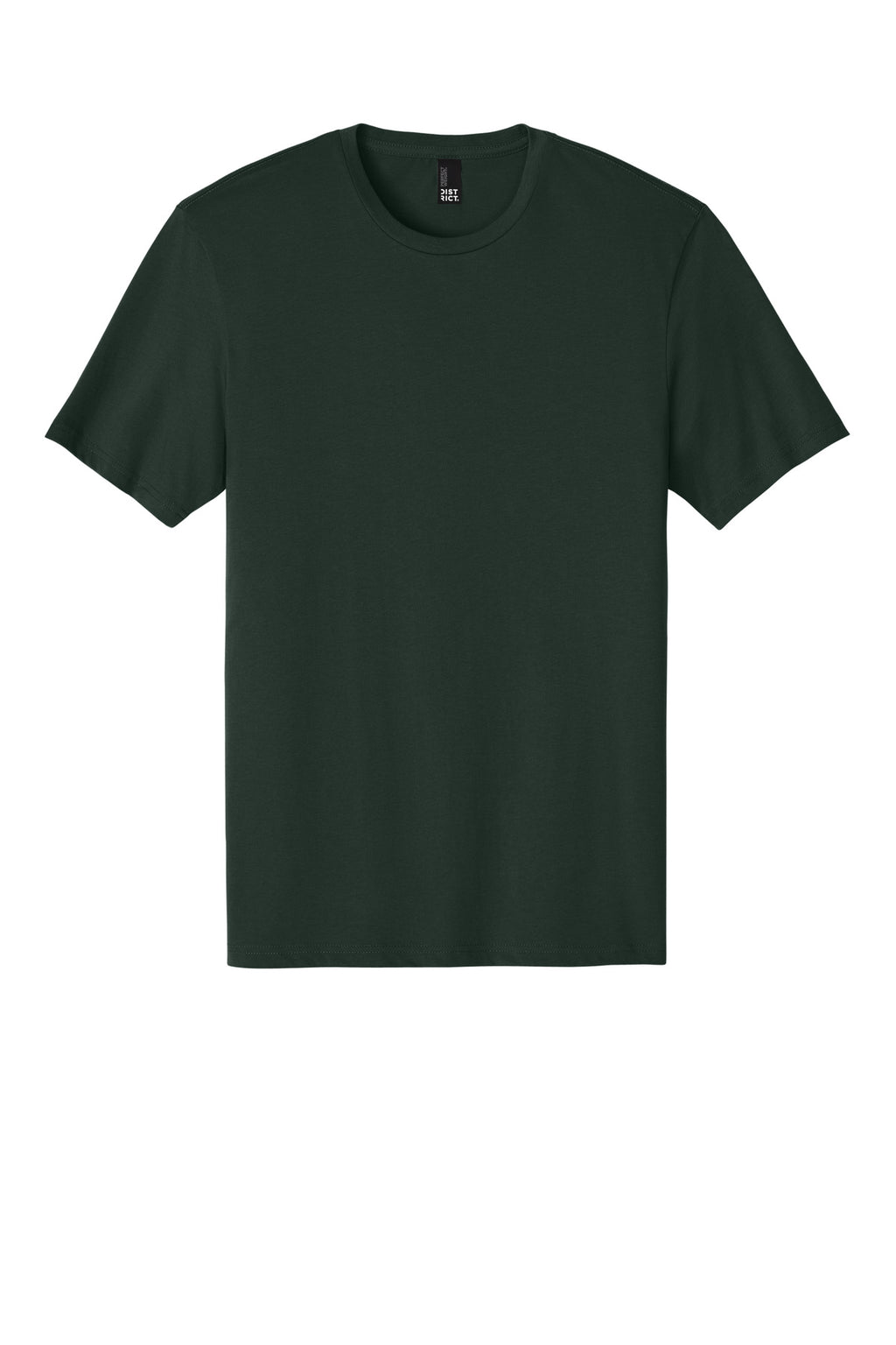Front View of Forest Green District Perfect Weight Tee. DT104
