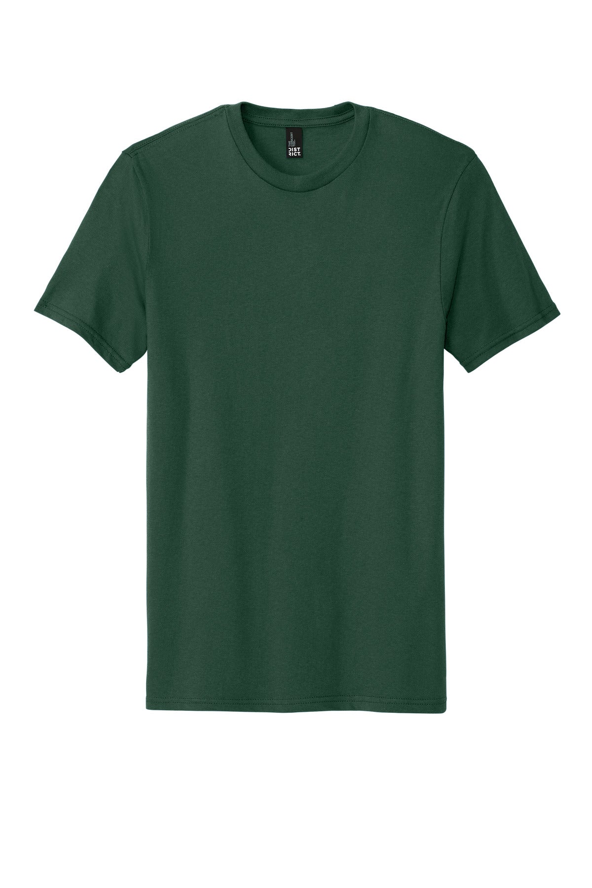 Front View of Forest Green District The Concert Tee DT5000