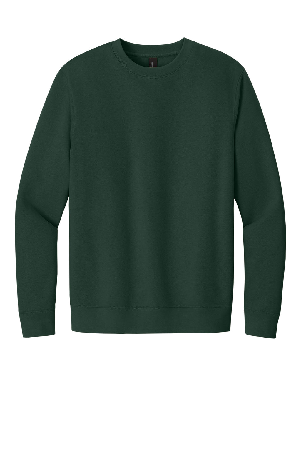 Front View of Forest Green District V.I.T. Fleece Crew DT6104
