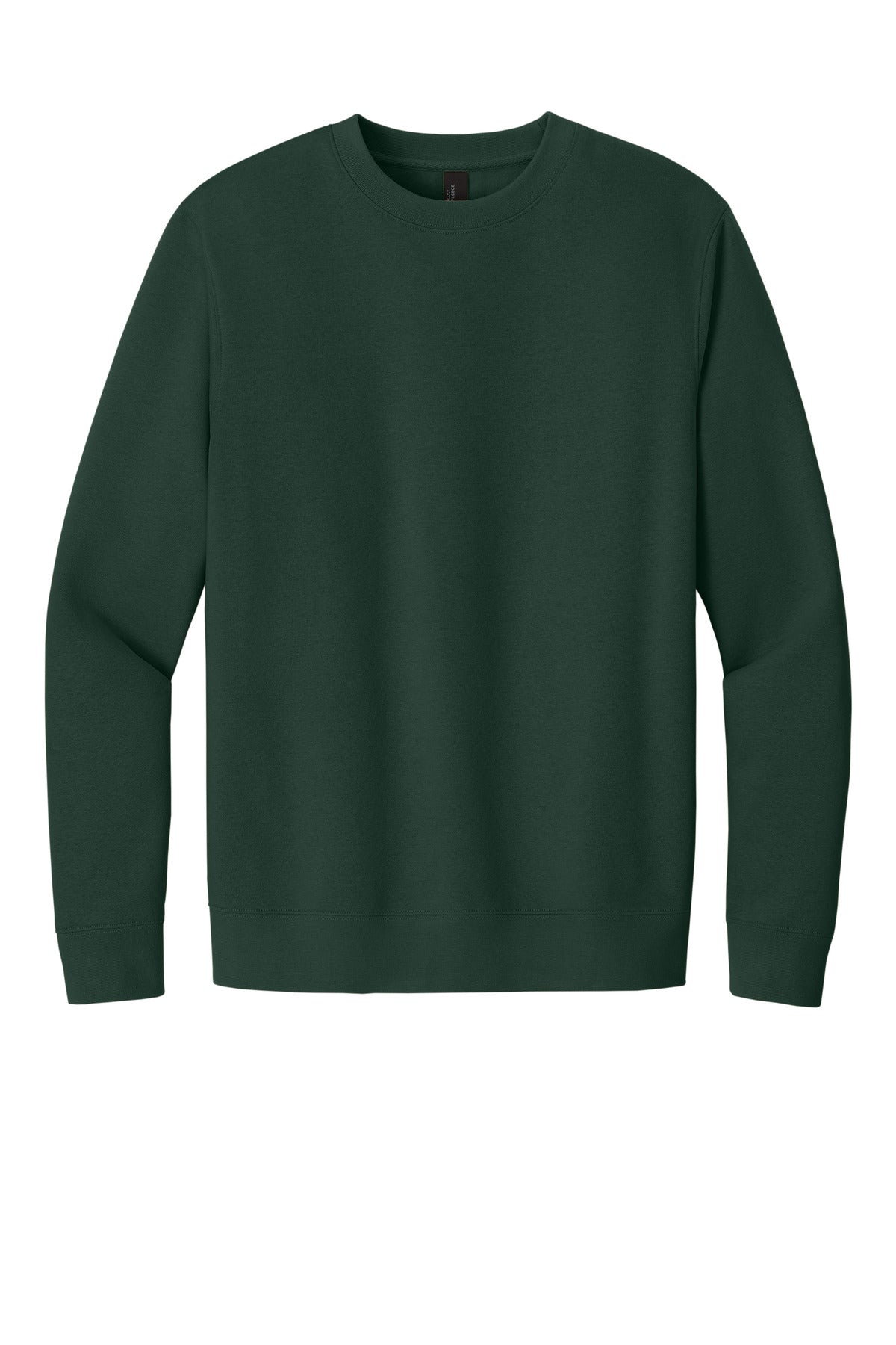 Front View of Forest Green District V.I.T. Fleece Crew DT6104