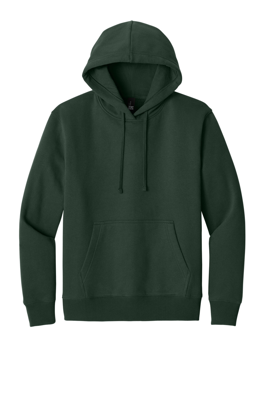 Front View of ForestGrn District V.I.T. Super Heavyweight Fleece Hoodie DT6600