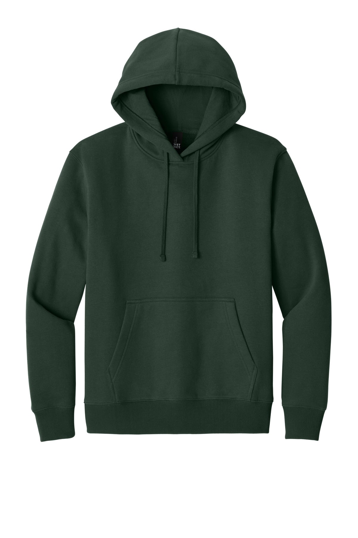 Front View of ForestGrn District V.I.T. Super Heavyweight Fleece Hoodie DT6600