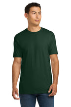 Front View of ForestGrn Next Level Apparel Adult Cotton Tee. NL3600