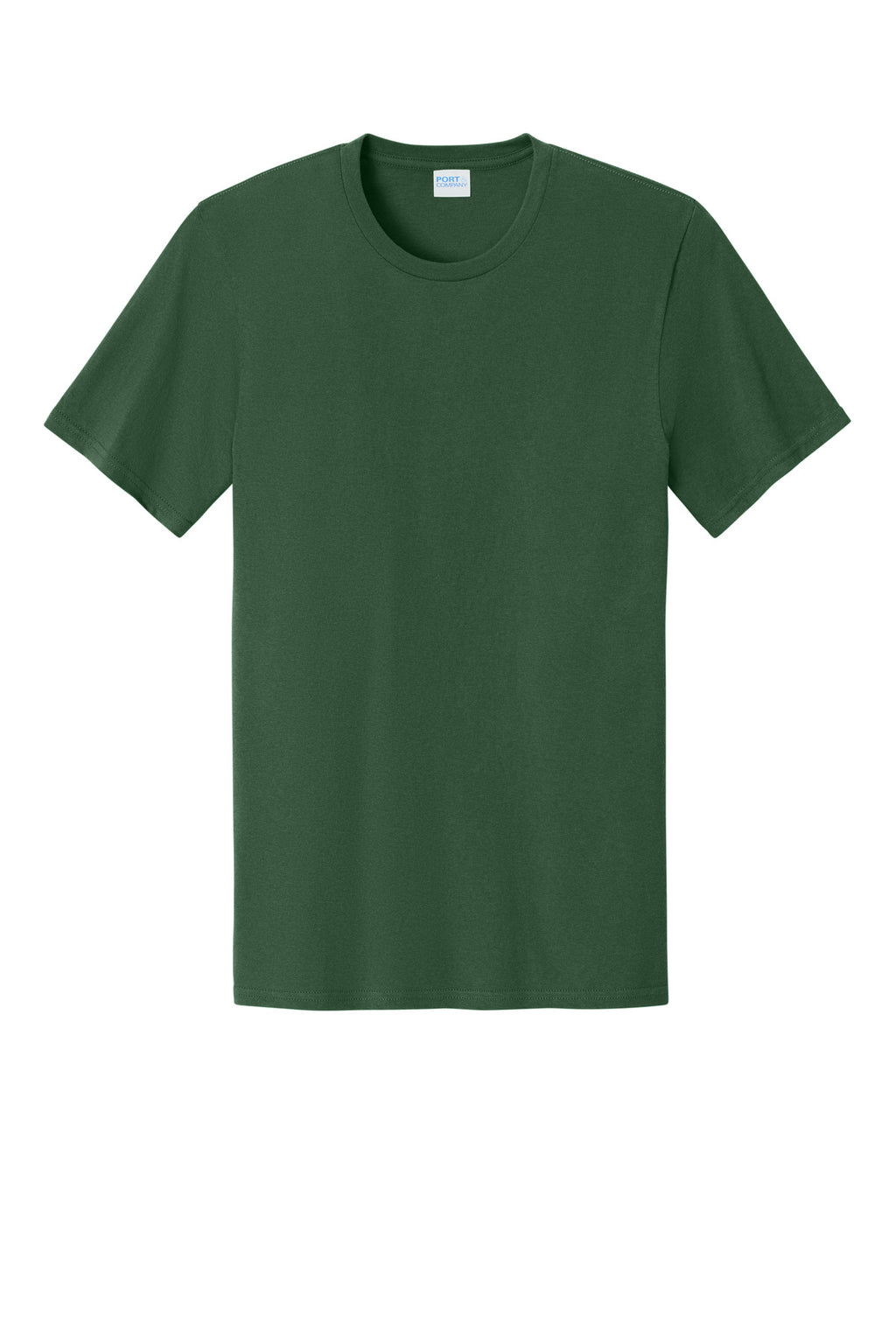 Front View of ForestGrn Port & Co Easy Cotton Tee PC43