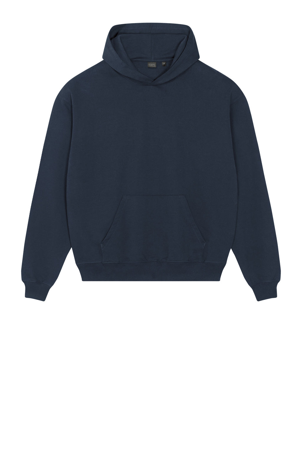 Front View of FrenchNavy Stanley/Stella Unisex Cooper Dry Hooded Sweatshirt SXU028