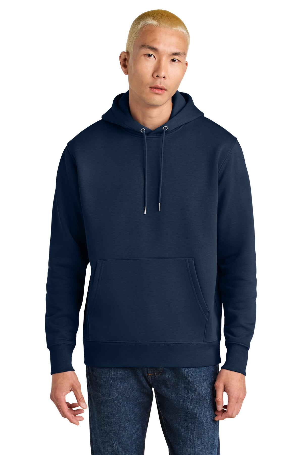 Front View of FrenchNavy Stanley/Stella Unisex Cruiser 2.0 Hooded Sweatshirt SXU003