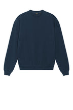 Front View of FrenchNavy Stanley/Stella Unisex Ledger Dry Crewneck Sweatshirt SXU029