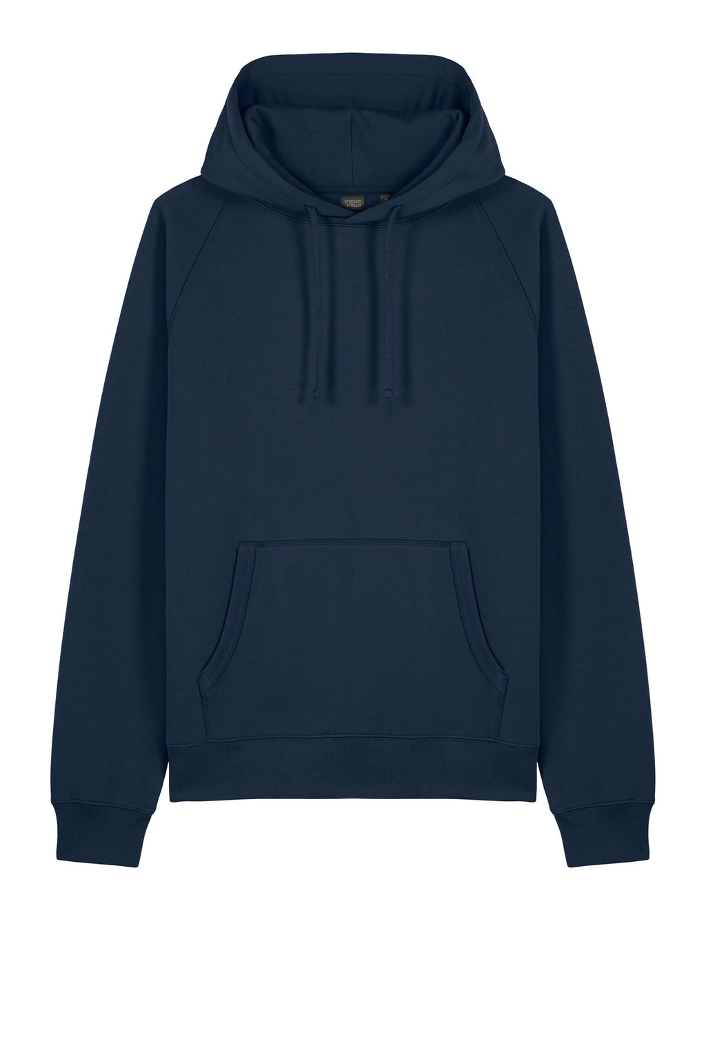 Front View of FrenchNavy Stanley/Stella Unisex Striker Hooded Sweatshirt SXU027