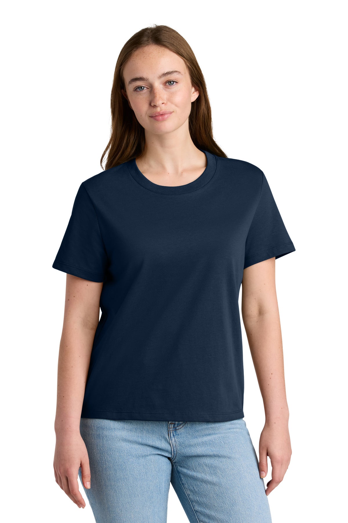 Front View of FrenchNavy Stanley/Stella Women's Stella Muser Tee SXW002