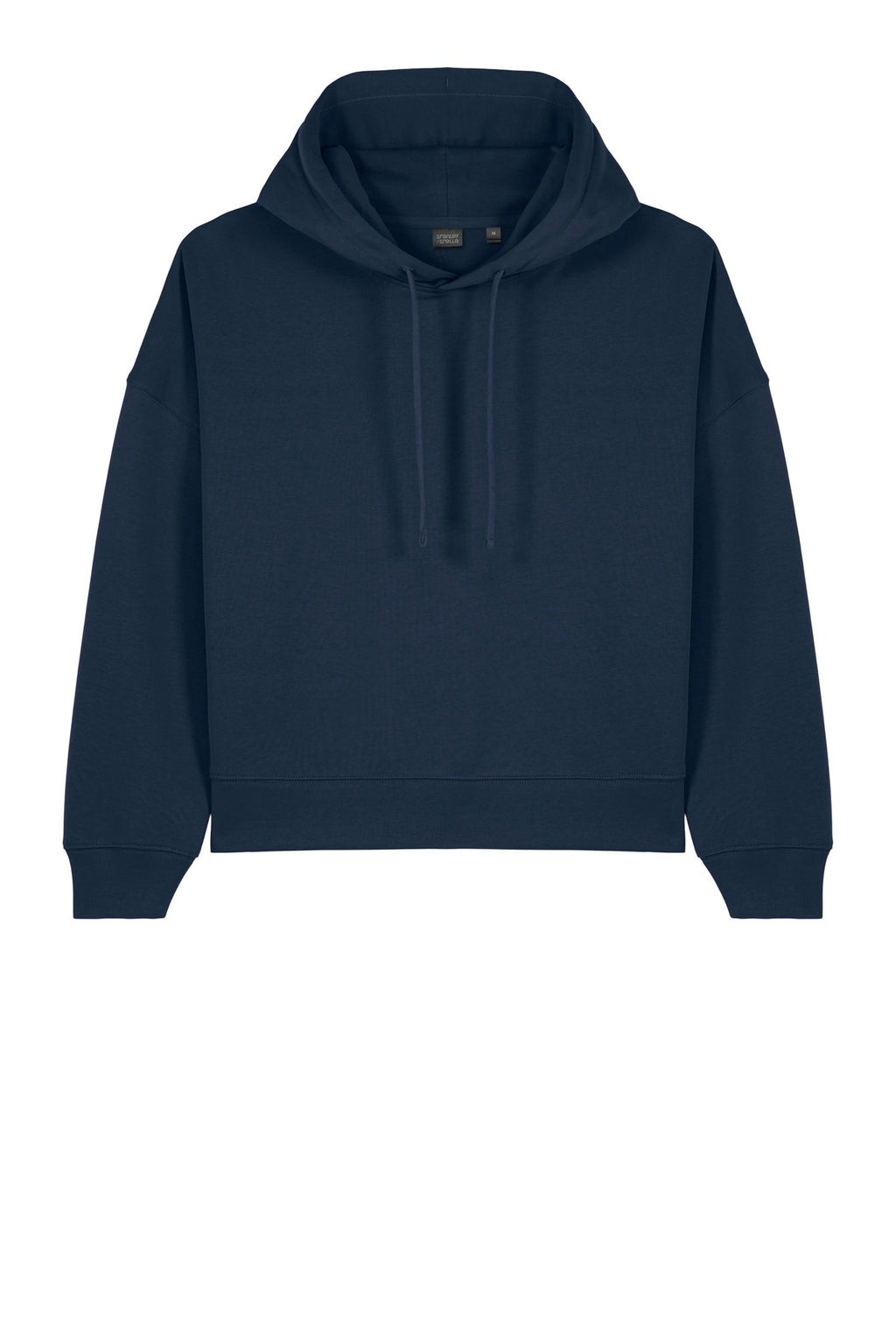 Front View of FrenchNavy Stanley/Stella Women's Stella Nora Hooded Sweatshirt SXW035