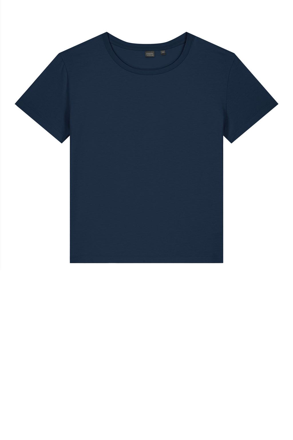 Front View of FrenchNavy Stanley/Stella Women's Stella Serena Scoop Neck Tee SXW008