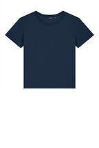 Front View of FrenchNavy Stanley/Stella Women's Stella Serena Scoop Neck Tee SXW008