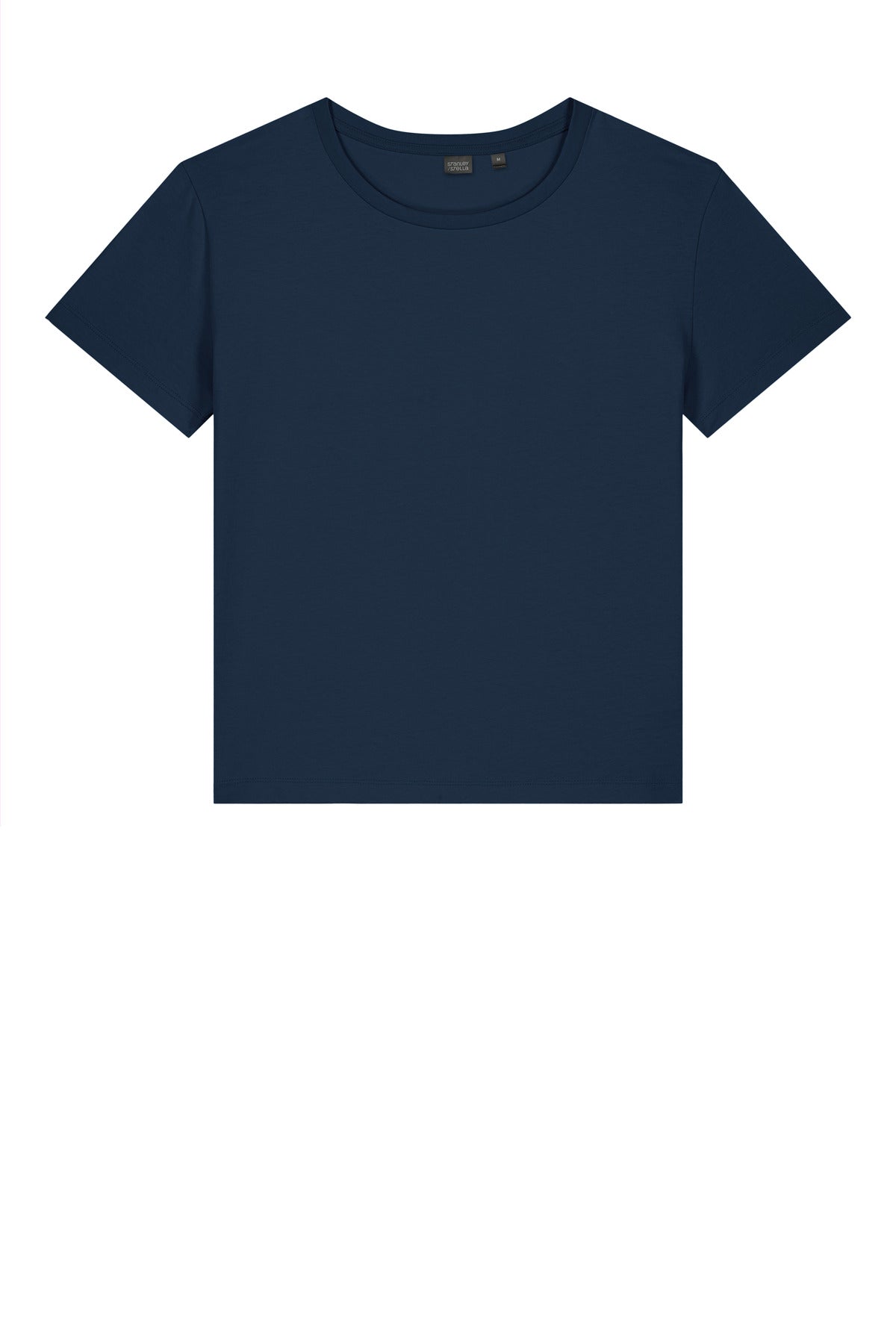 Front View of FrenchNavy Stanley/Stella Women's Stella Serena Scoop Neck Tee SXW008