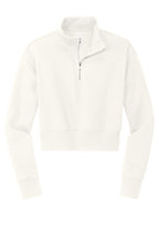 Front View of Gardenia District Women's V.I.T. Fleece 1/2-Zip DT6111