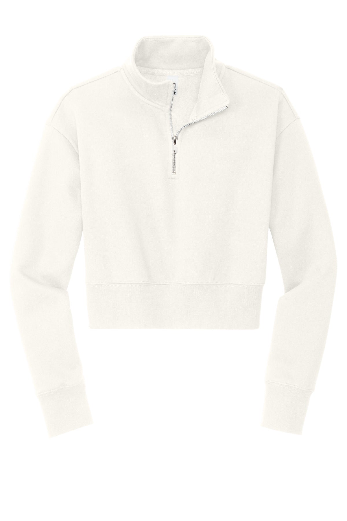 Front View of Gardenia District Women's V.I.T. Fleece 1/2-Zip DT6111