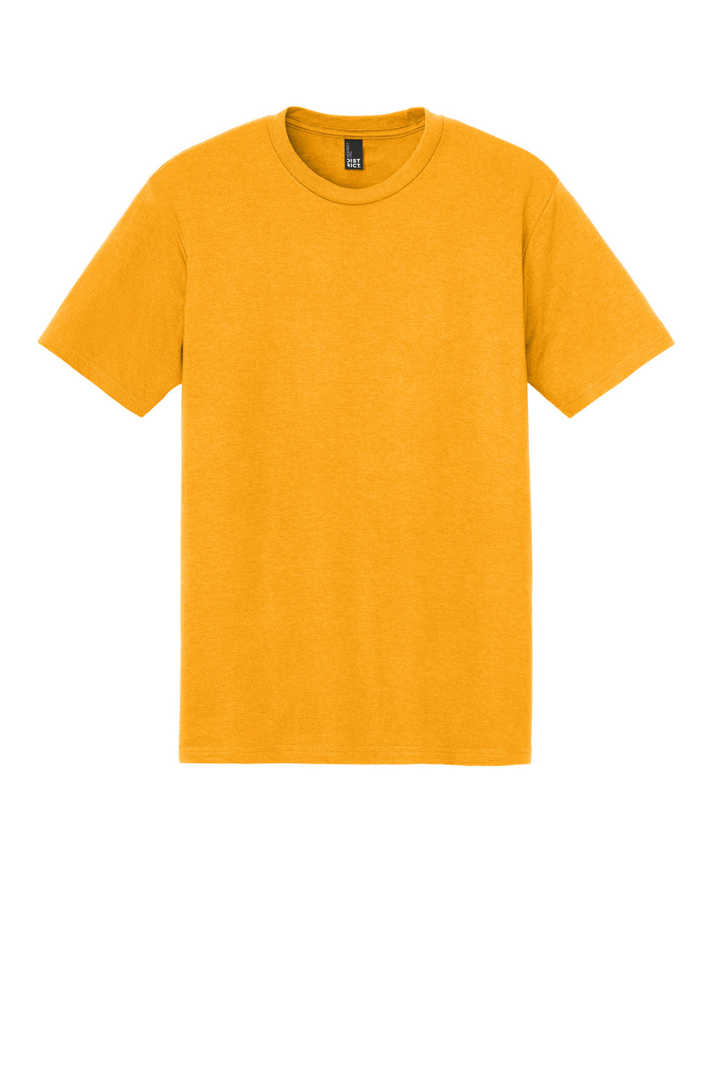 Front View of Gold District Perfect Tri Tee. DM130