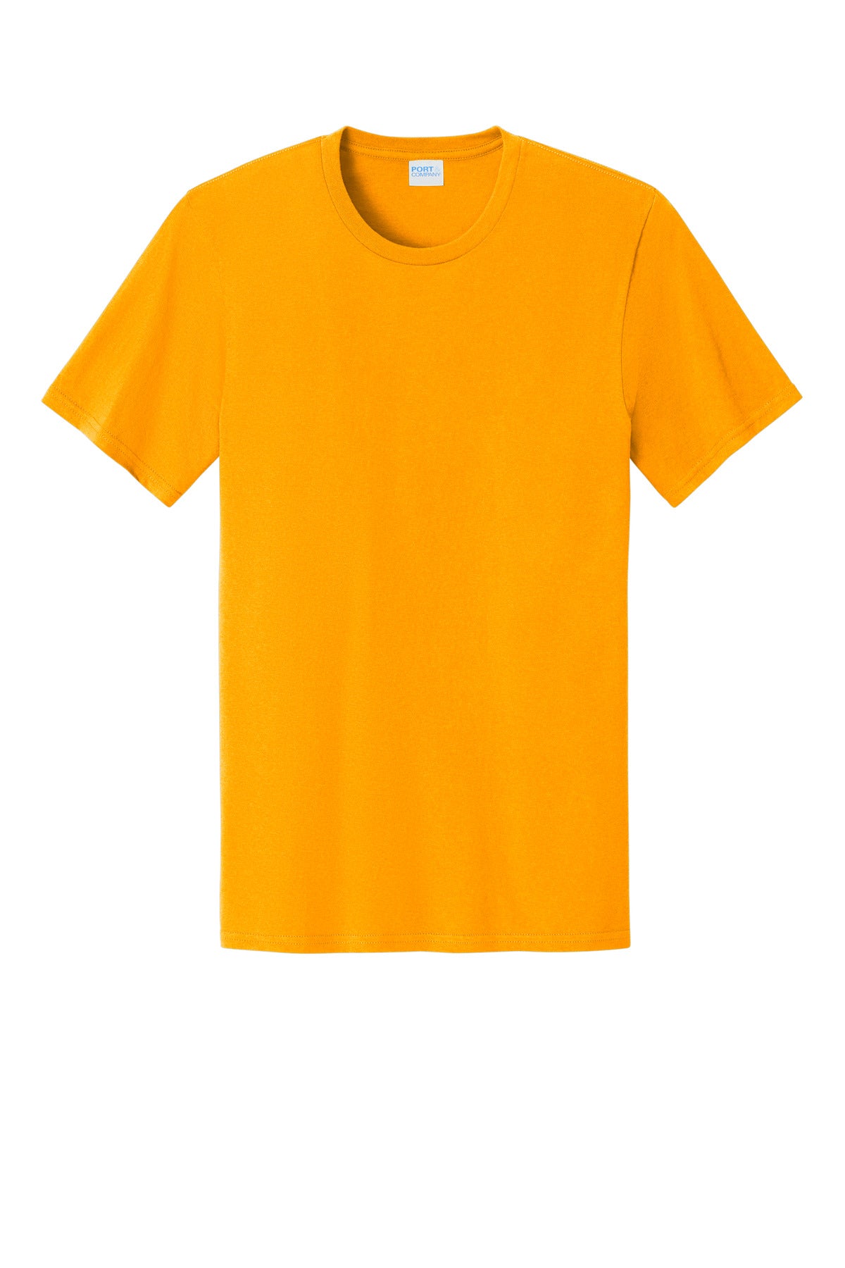Front View of Gold Port & Co Easy Cotton Tee PC43