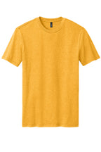 Front View of GoldHthr District Perfect Blend CVC Tee. DM108