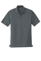 Front View of Graphite Port Authority Dry Zone UV Micro-Mesh Polo. K110