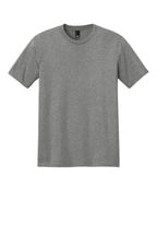 Front View of Grey Frost District Perfect Tri Tee. DM130