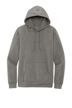Front View of Grey Frost District V.I.T. Fleece Hoodie DT6100