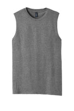 Front View of Grey Frost District V.I.T Muscle Tank DT6300