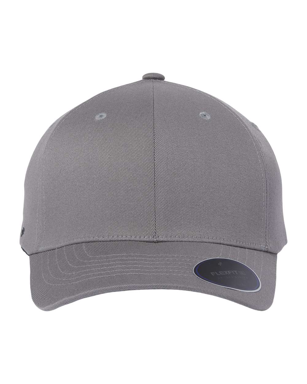 Front View of Grey NU® Cap - 6100NU