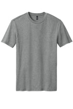 Front View of GreyFrost District Perfect Blend CVC Tee. DM108