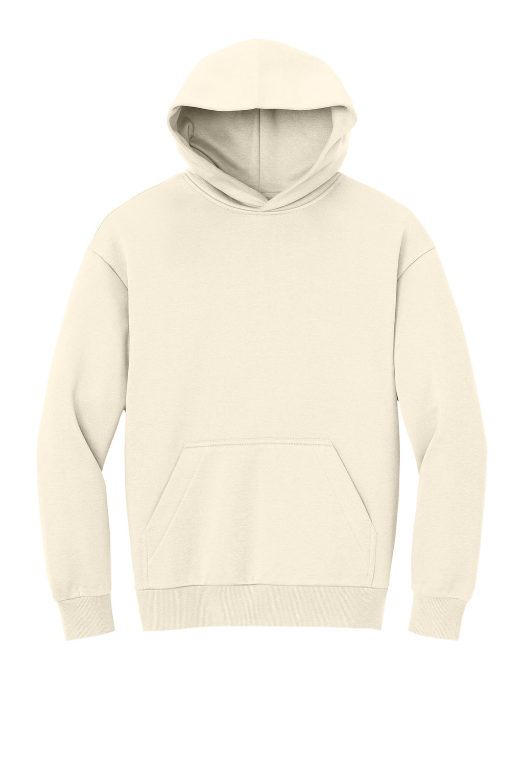 Front View of Griege District V.I.T. Heavyweight Fleece Hoodie DT6150