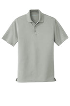 Front View of Gusty Grey Port Authority Dry Zone UV Micro-Mesh Polo. K110