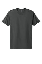 Front View of HeavyMetal Next Level Apparel Adult Cotton Tee. NL3600