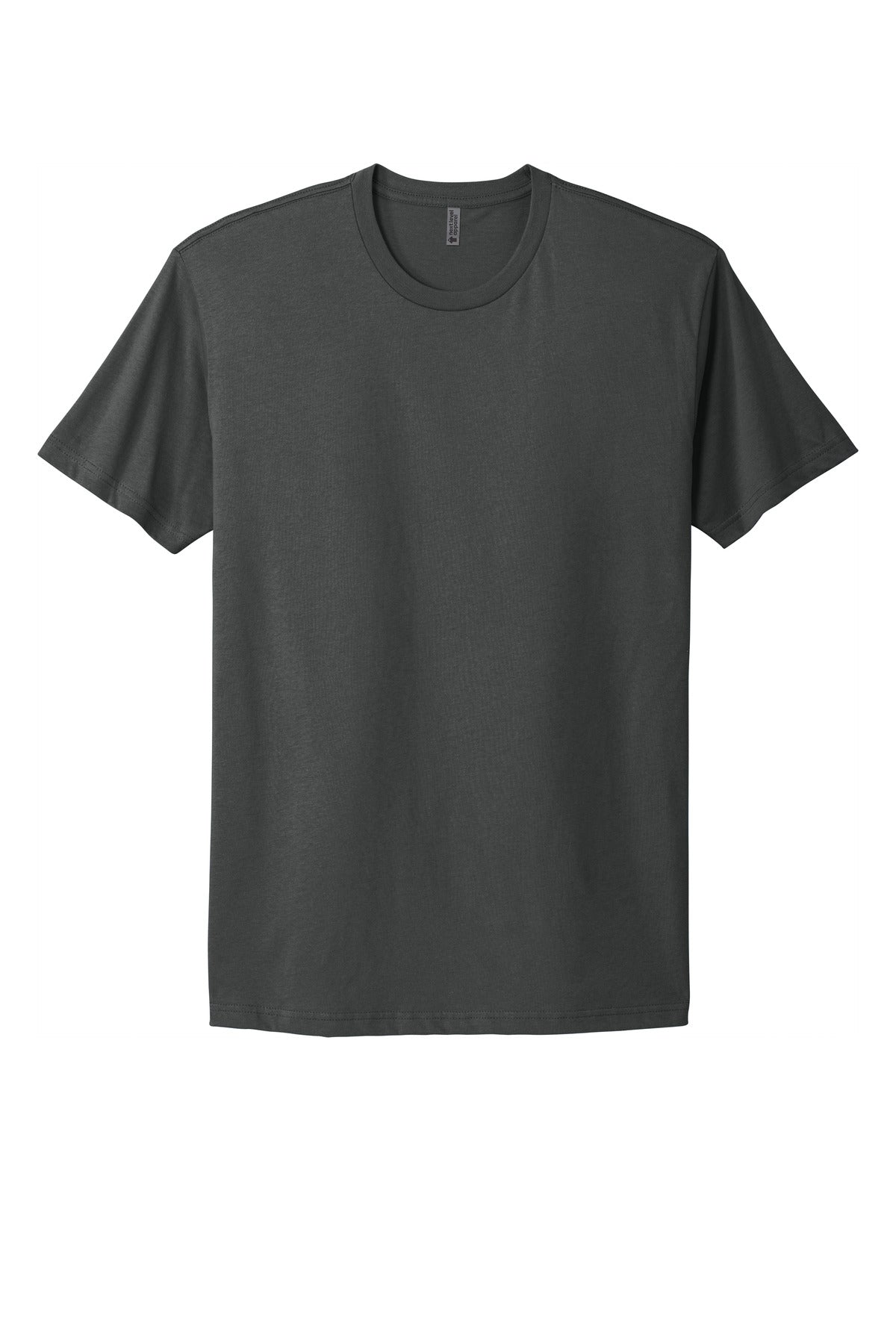 Front View of HeavyMetal Next Level Apparel Adult Cotton Tee. NL3600