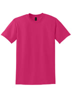 Front View of Heliconia Gildan DryBlend 50 Cotton/50 Poly T-Shirt. 8000