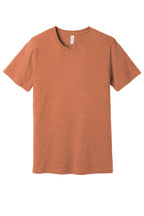 Front View of Ht Autumn BELLA+CANVAS Unisex Heather CVC Short Sleeve Tee. BC3001CVC
