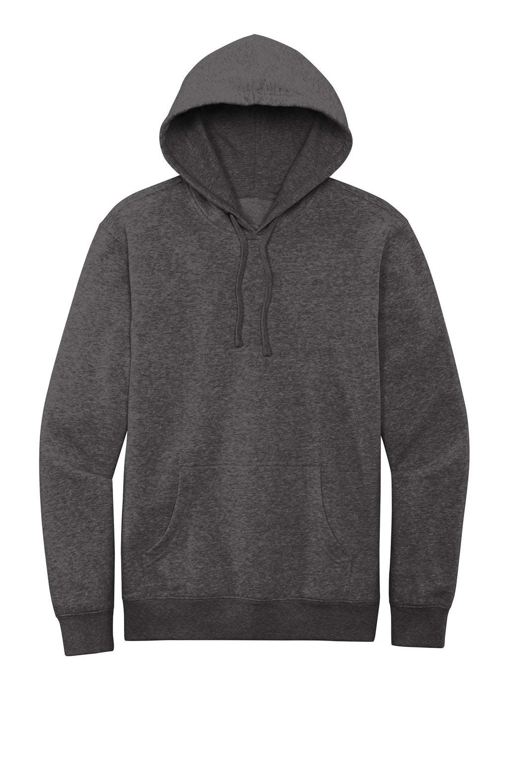 Front View of Ht Charcoal District V.I.T. Fleece Hoodie DT6100
